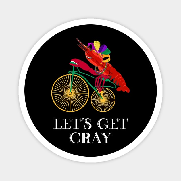 Lobster Crayfish Mardi Gras 2019 Funny Magnet by Dunnhlpp